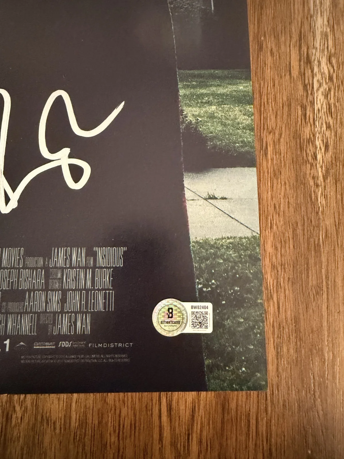 Rose Byrne ‘Insidious' Signed 12x18 Photo 'Renai Lambert' Beckett, изображение 2