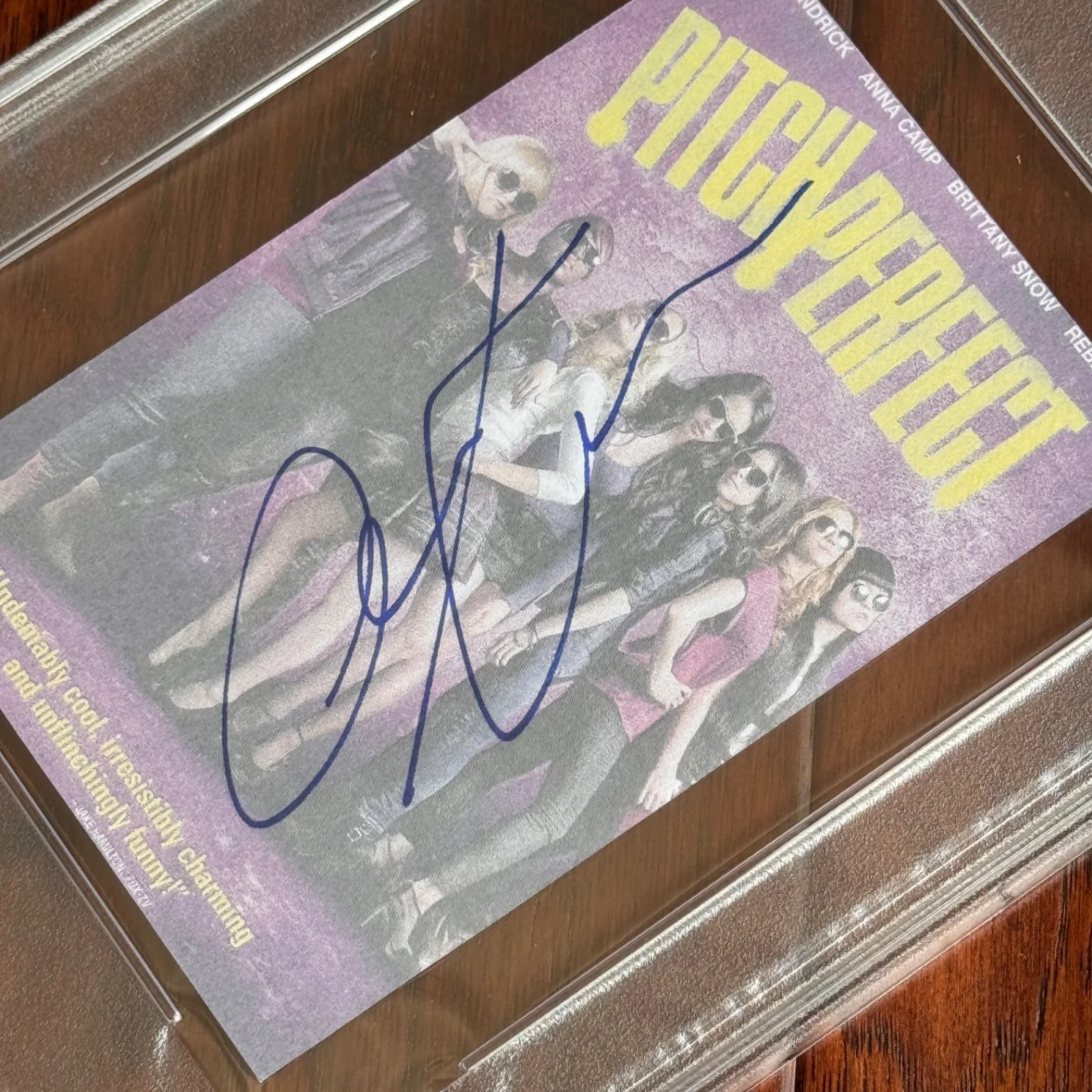 ANNA KENDRICK Autograph PITCH PERFECT Souvenir Movie Print Signed * PSA, image 4