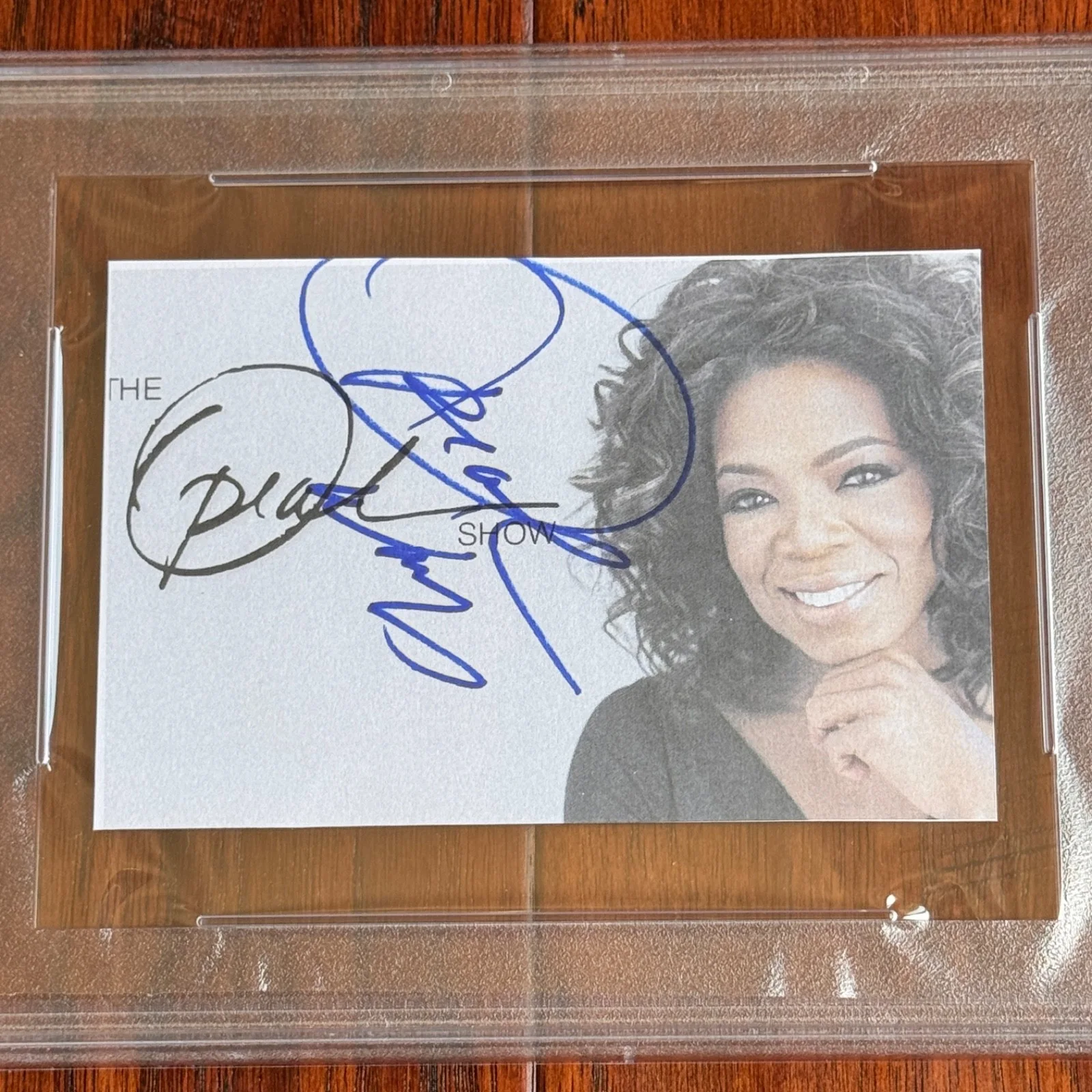 OPRAH WINFREY Autograph OPRAH SHOW Souvenir Print FULL NAME Signed * PSA, image 2