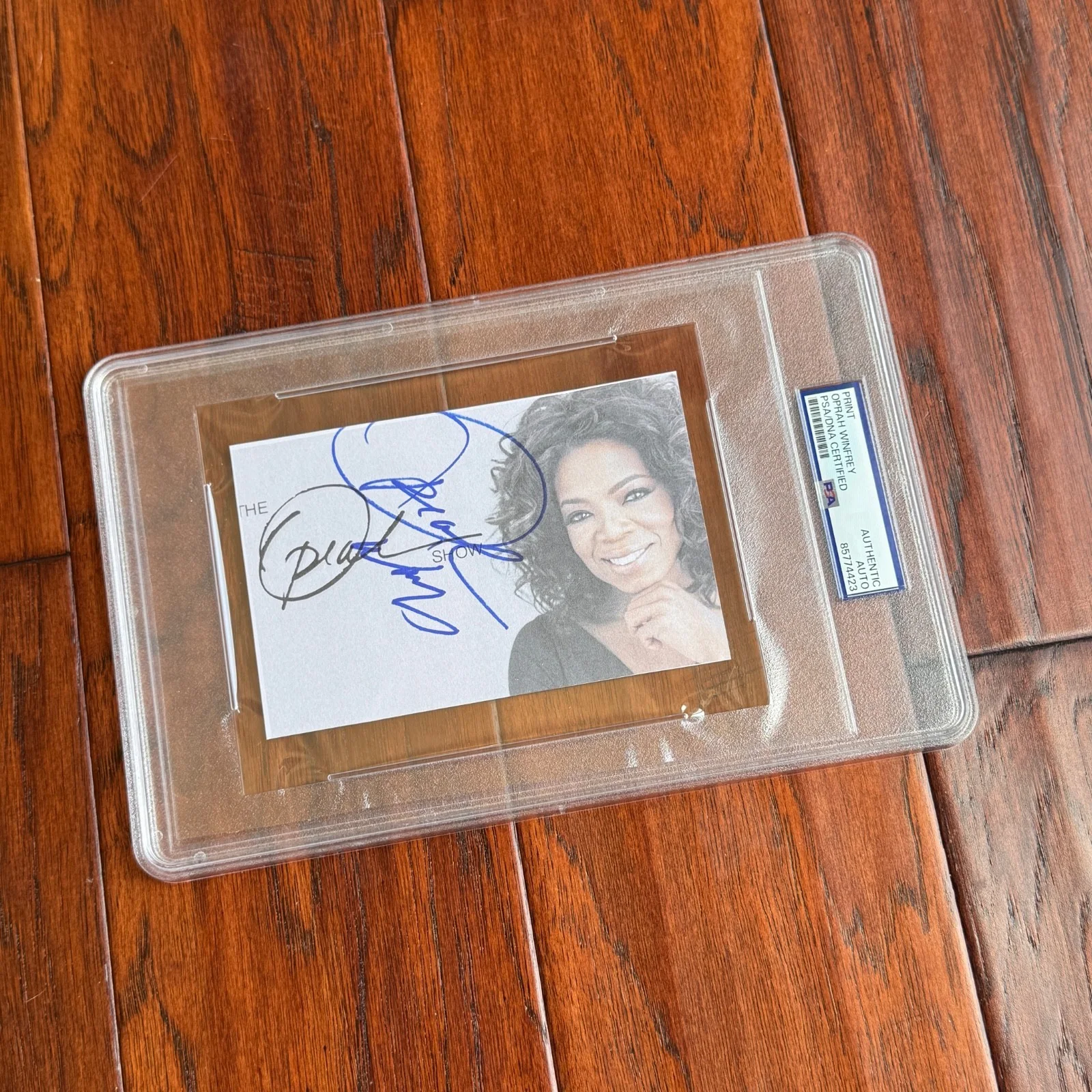 OPRAH WINFREY Autograph OPRAH SHOW Souvenir Print FULL NAME Signed * PSA, image 5