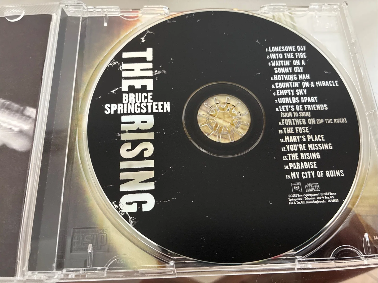 Bruce Springsteen The Rising CD Signed Autographed Insert, image 4