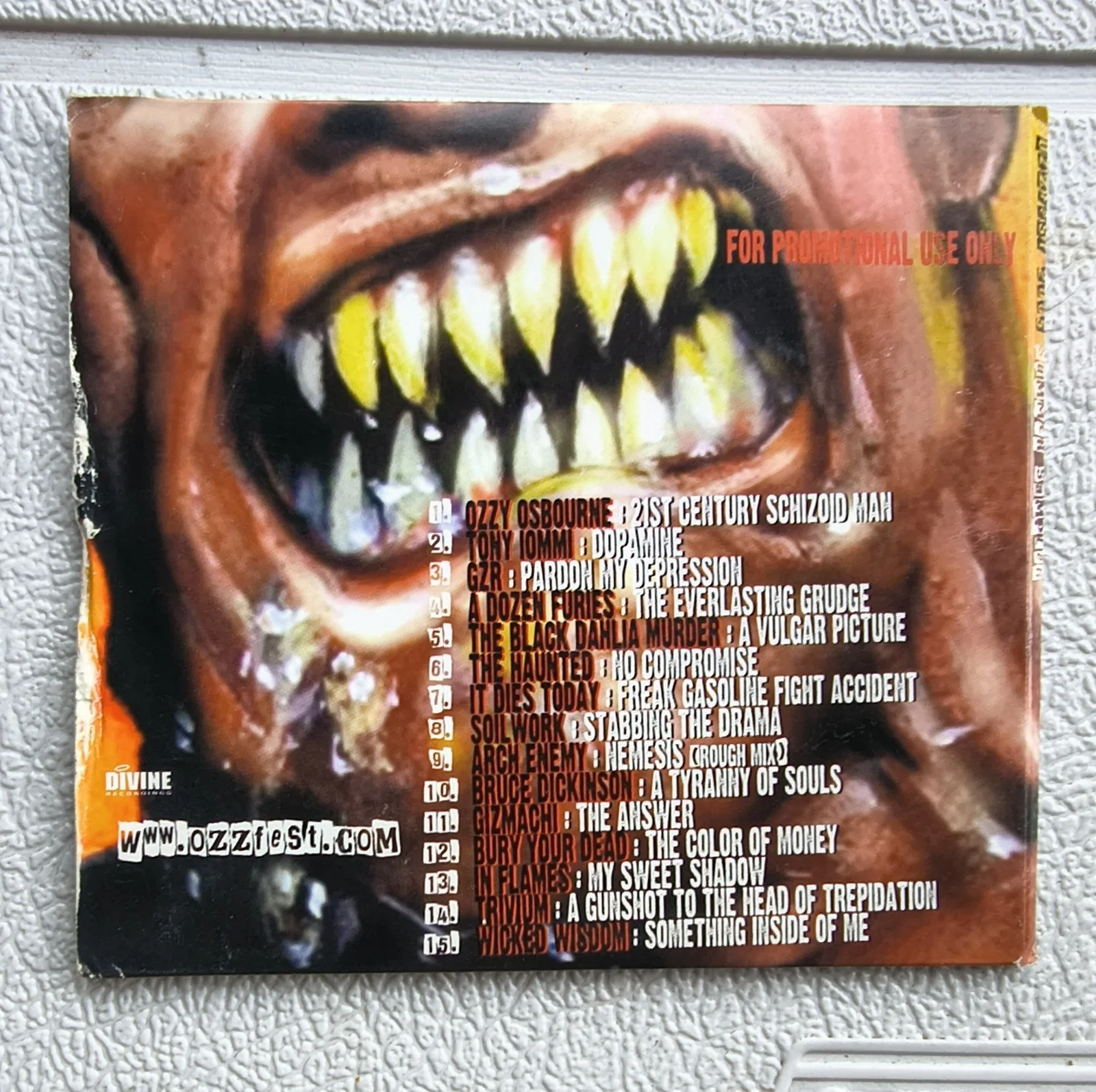 Ozzfest 2001 Summer Sampler Promo CD & Booklet/Insert Autographed Signed, image 2