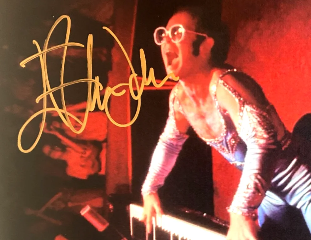 ELTON JOHN Signed Original 8x10 inch Photo: Authentic Autograph GENUINE w/COA, image 5