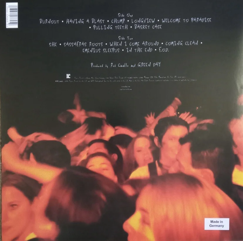 BILLIE JOE ARMSTRONG AUTOGRAPHED SIGNED GREEN DAY DOOKIE VINYL, изображение 2