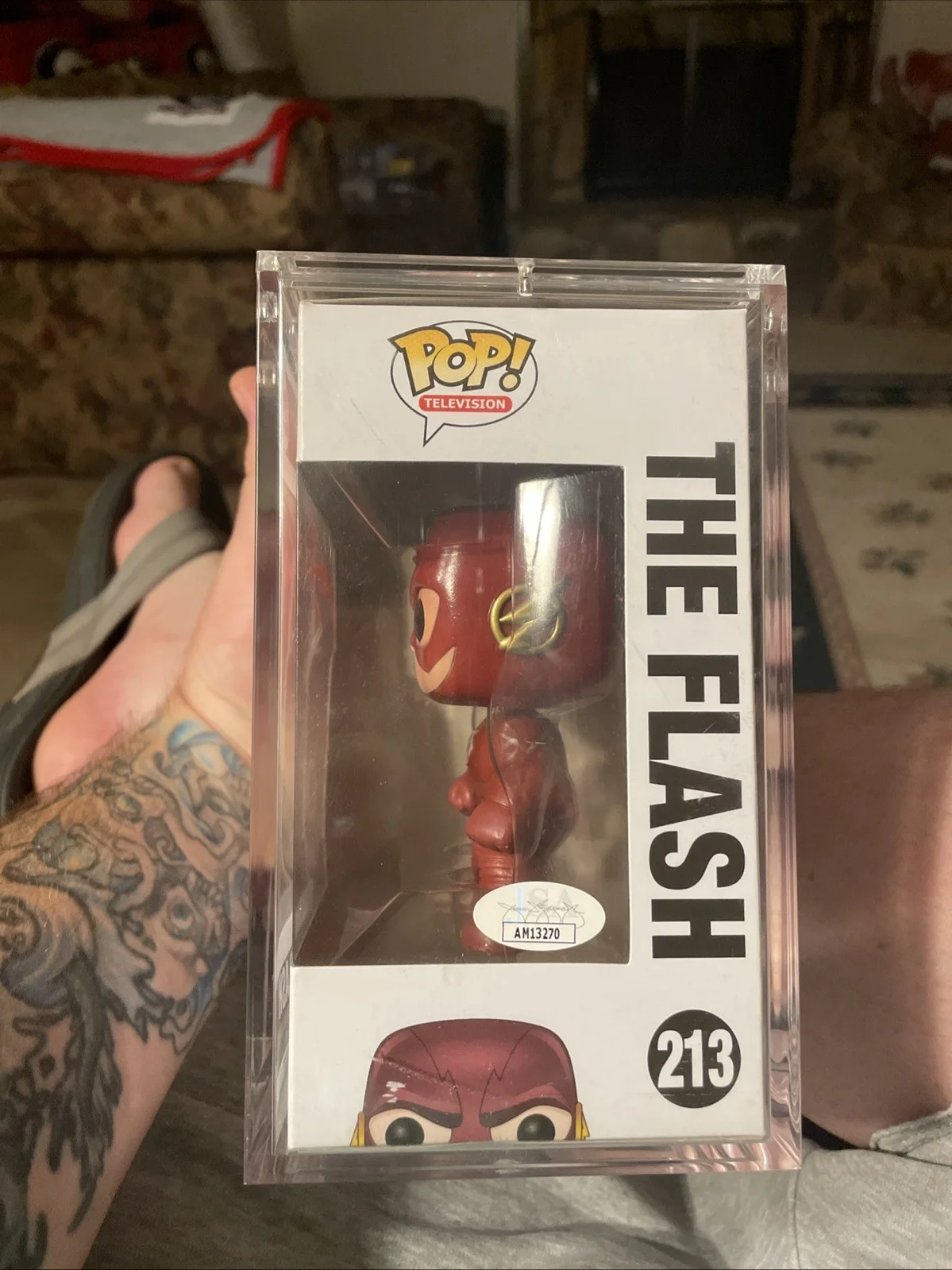 The Flash 213. Signed By Grant Gustin With A JSA cert. Comes In A Pop Armor, image 3