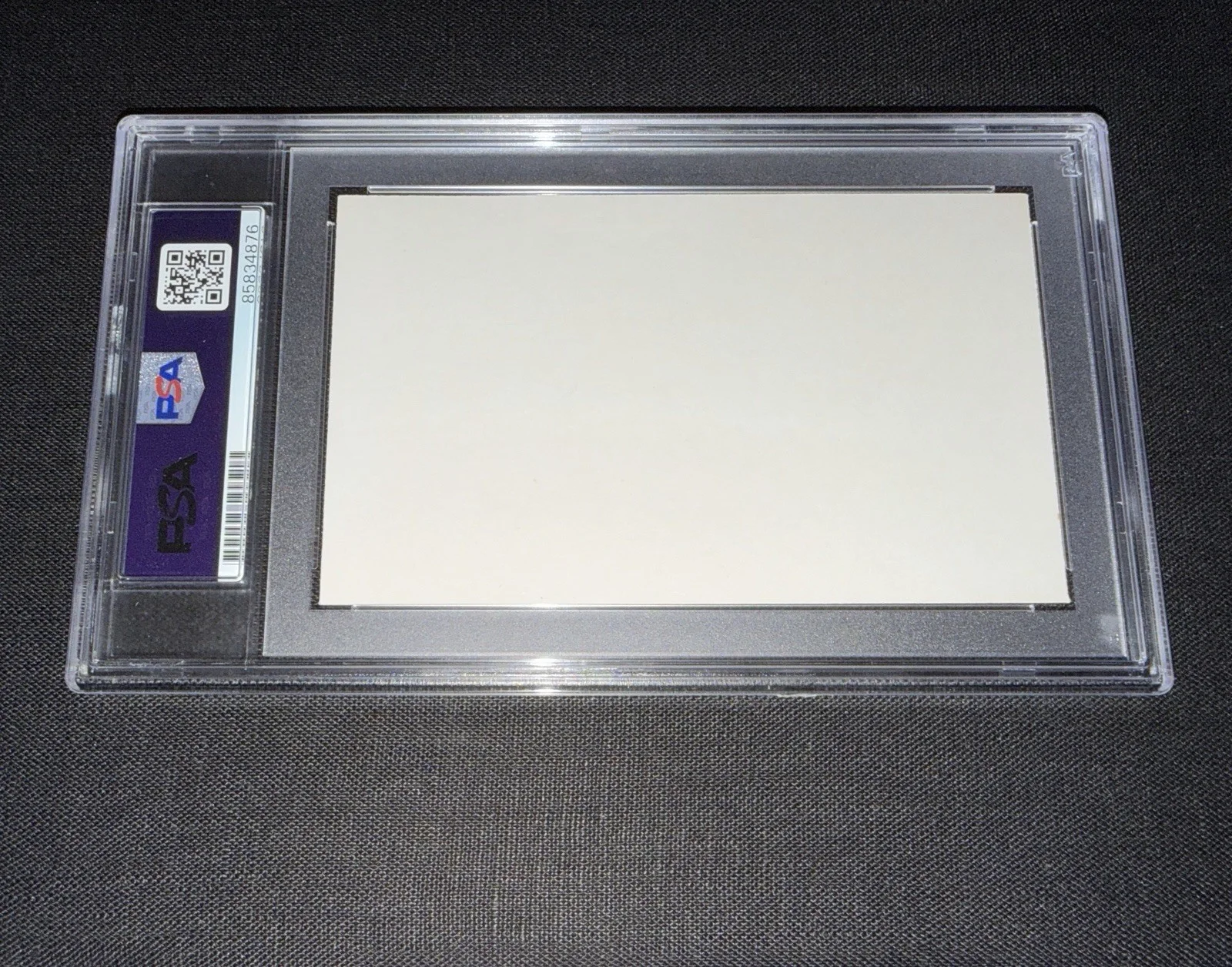 Mark Harmon Signed 3x5 Index Card PSA Slabbed NCIS Actor, image 2