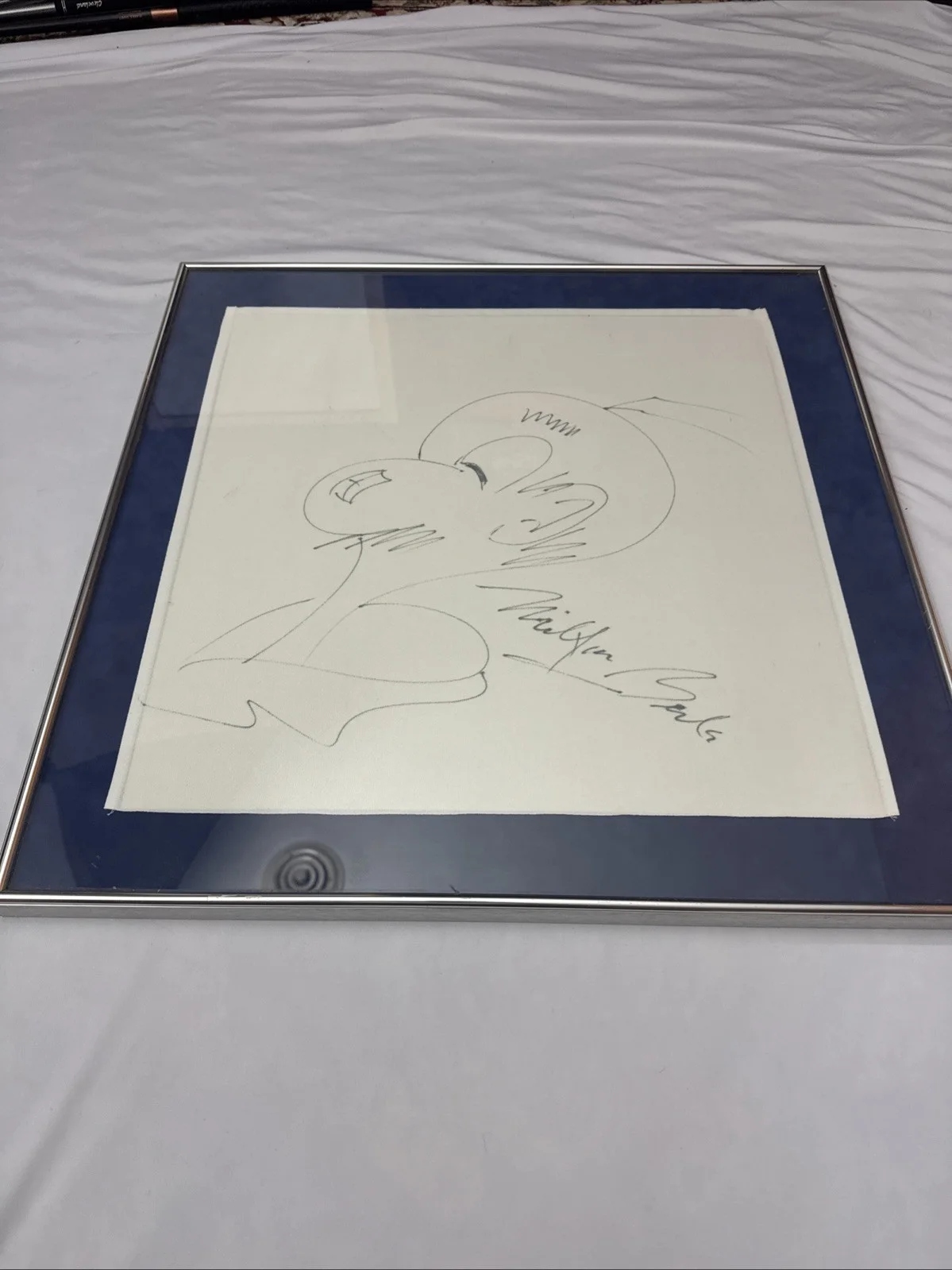 Milton Berle “Hollywood’s Biggest Legend” Caricature Signed Framed Art, изображение 2