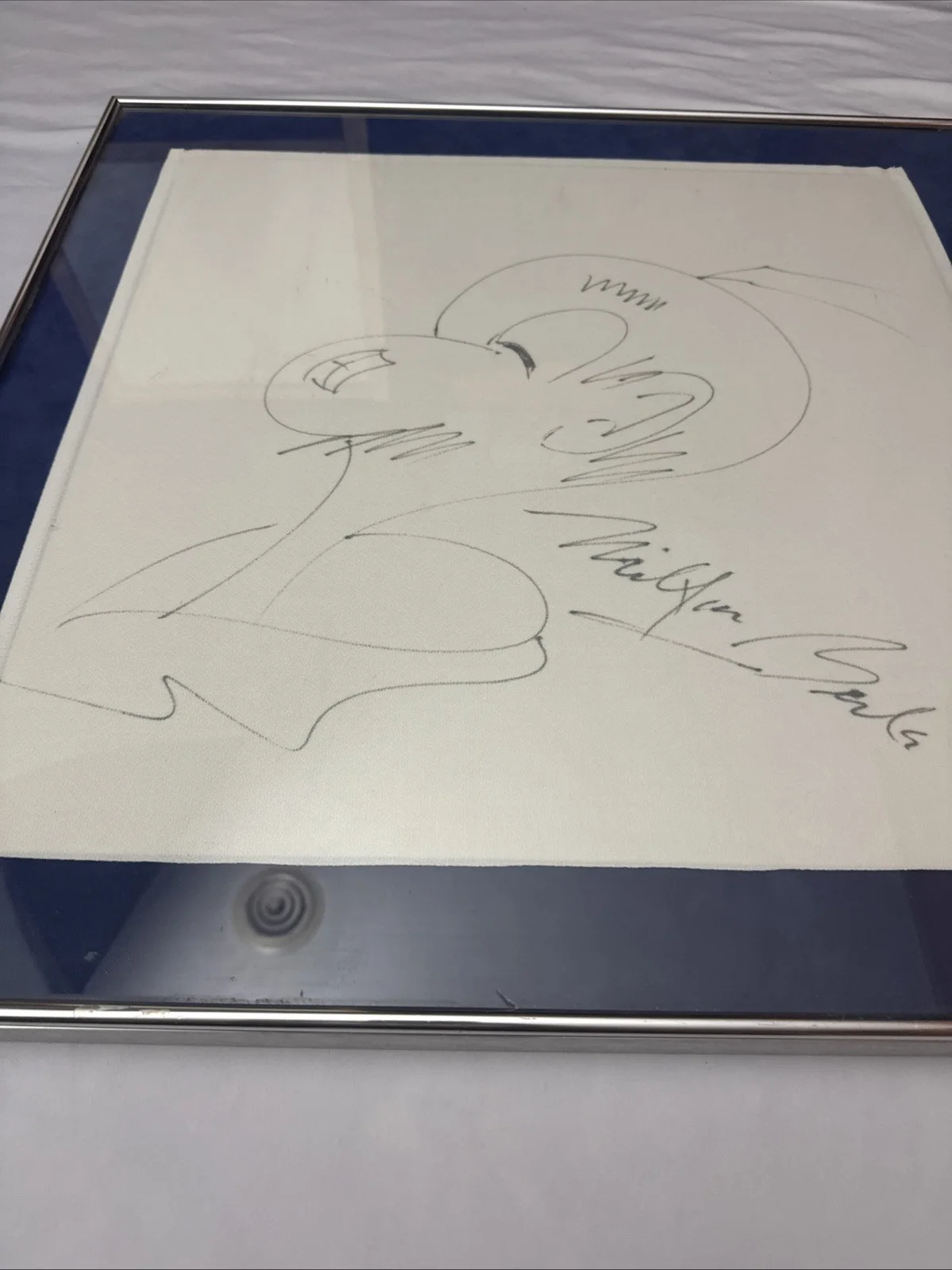 Milton Berle “Hollywood’s Biggest Legend” Caricature Signed Framed Art, изображение 3