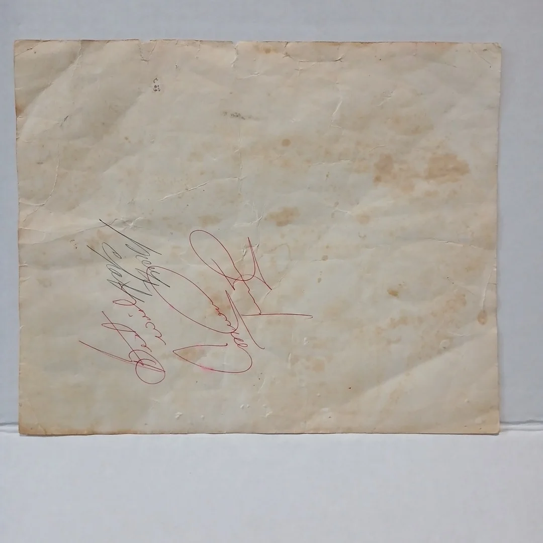 Conway Twitty Autographed Early Promotional Photo & Band 1960's, изображение 2