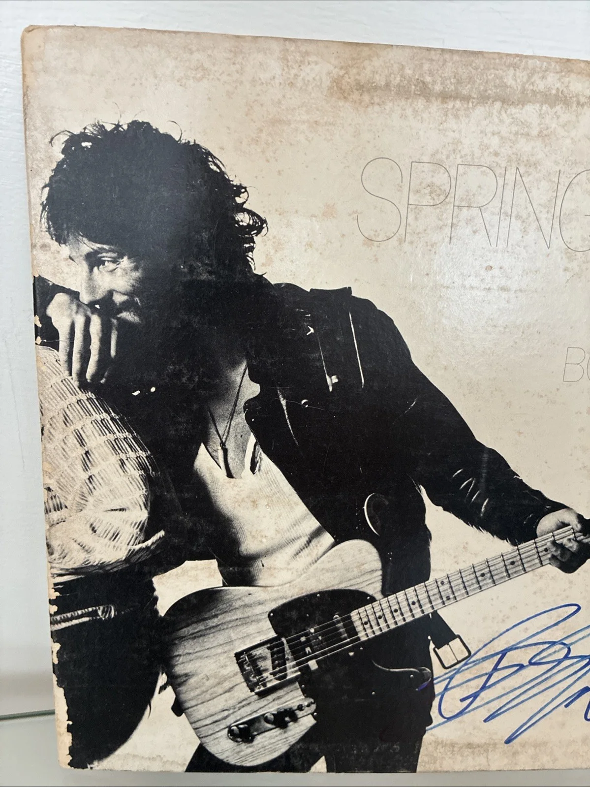 BRUCE SPRINGSTEEN Signed Autograph Born To Run Record Album, image 2