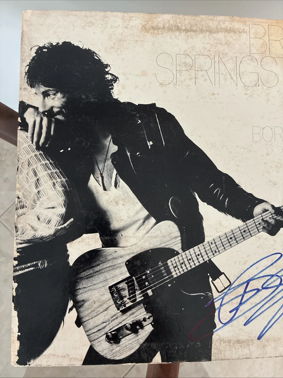 BRUCE SPRINGSTEEN Signed Autograph Born To Run Record Album, image 3