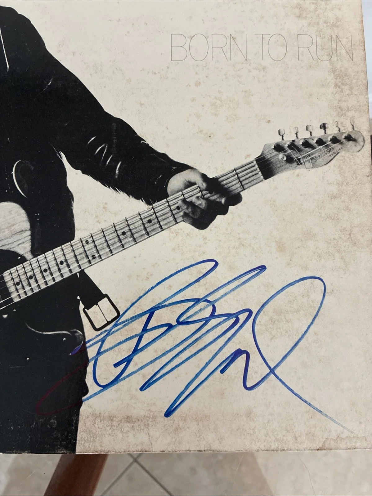 BRUCE SPRINGSTEEN Signed Autograph Born To Run Record Album, image 5