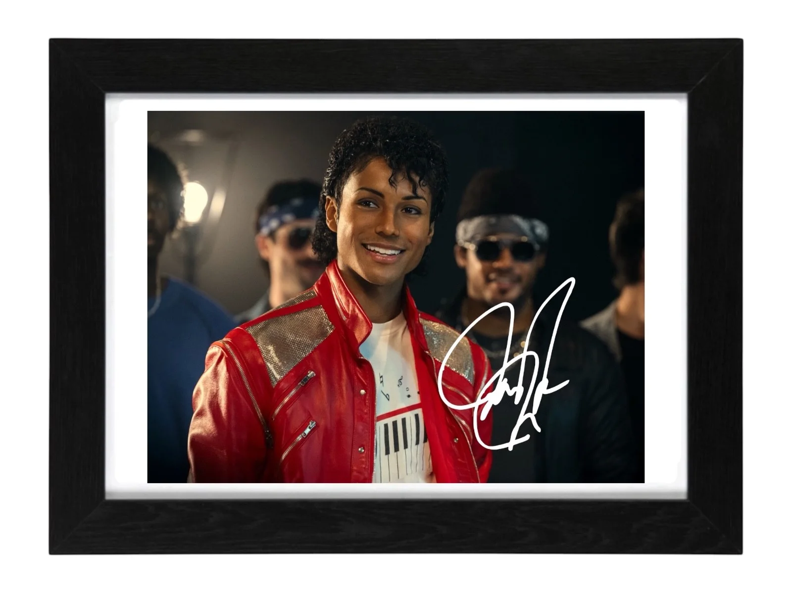 Jaafar Jackson Signed Autograph PHOTO Pre Print 6x4 Framed Michael Jackson Film, изображение 3