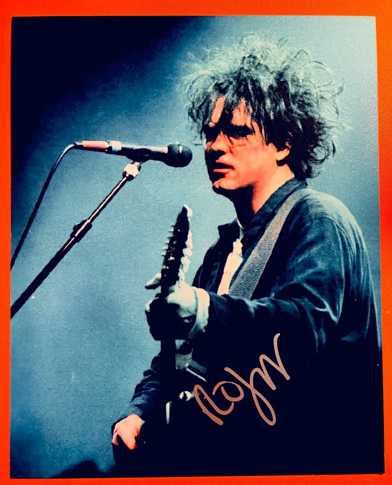 ROBERT SMITH Signed•8x10•Color•In Concert Photo Auto•Todd Mueller Autographs COA, изображение 3