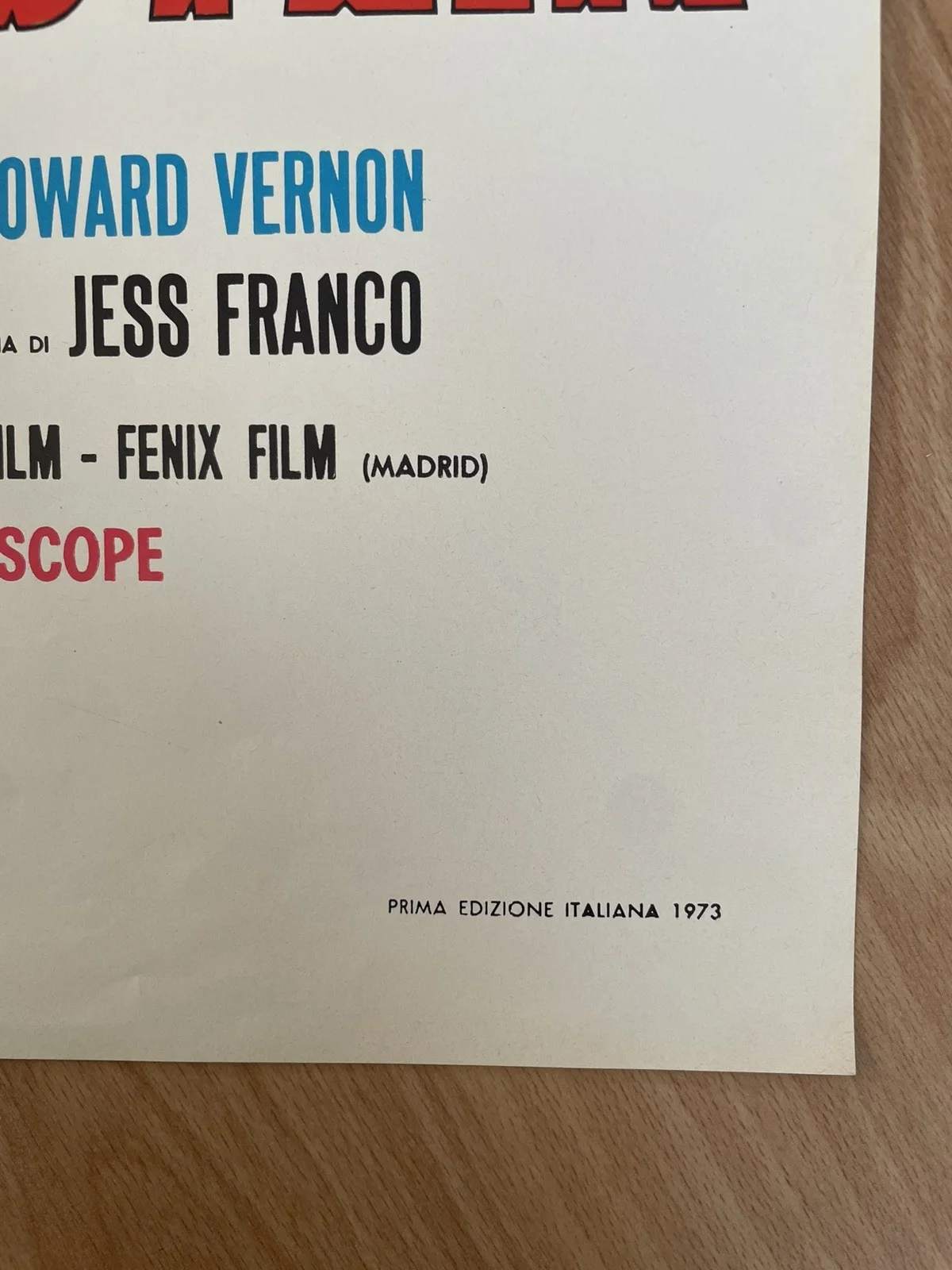 Dracula Prisoner of Frankenstein 1972 Jess Franco Original Locandina Film Poster, изображение 5