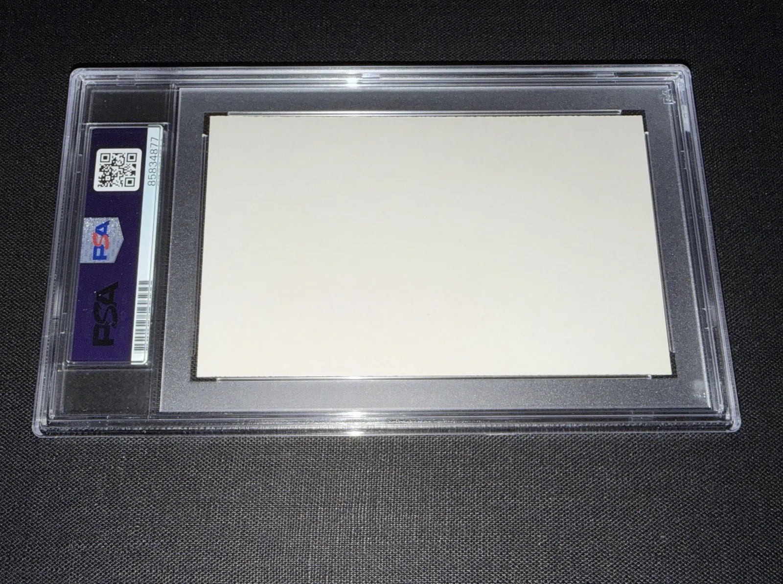 Morgan Freeman Signed 3x5 Index Card PSA Slabbed Shawshank Redemption Actor, image 2