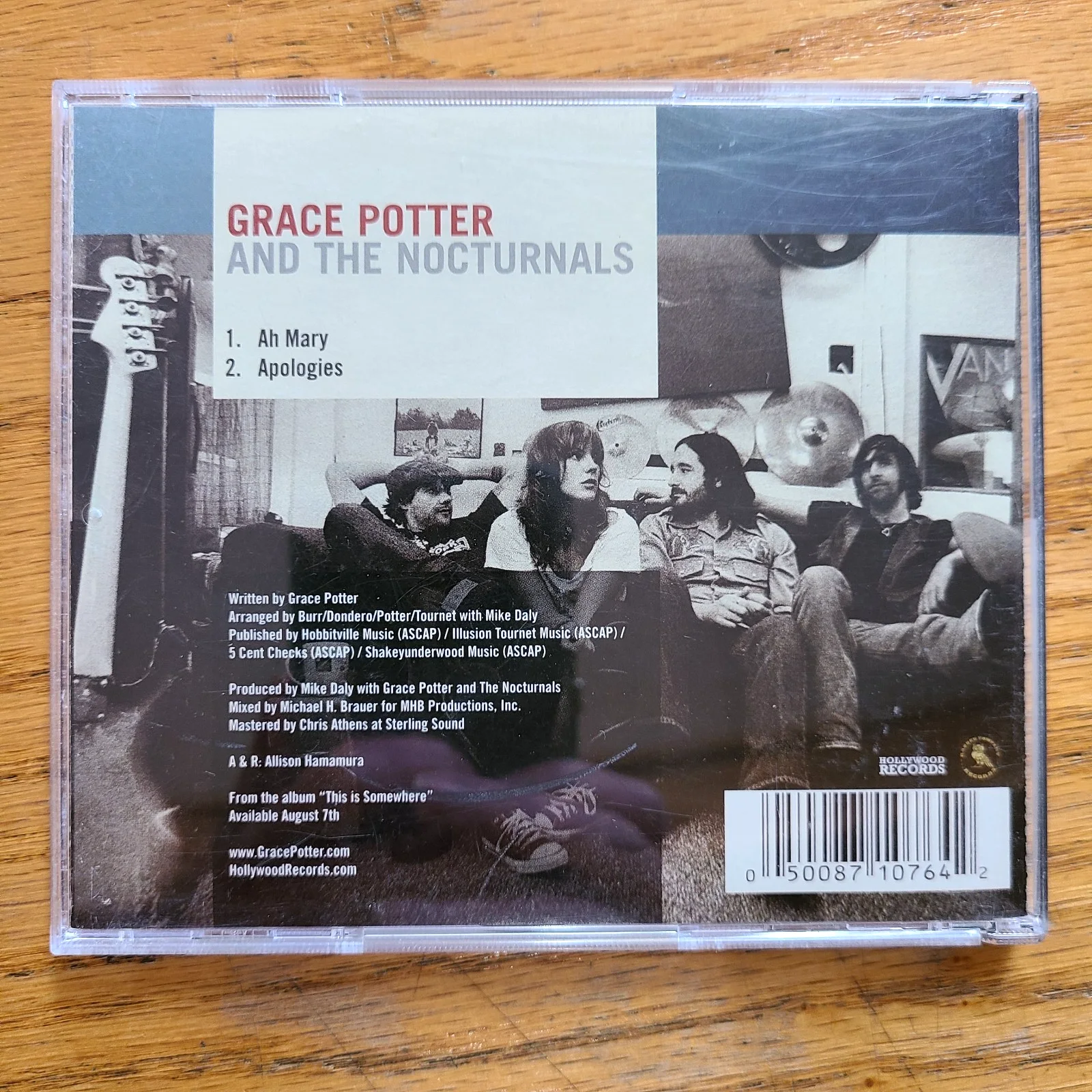 Grace Potter and the Nocturnals - Ah Mary / Apologies AUTOGRAPHED SIGNED CD, изображение 2