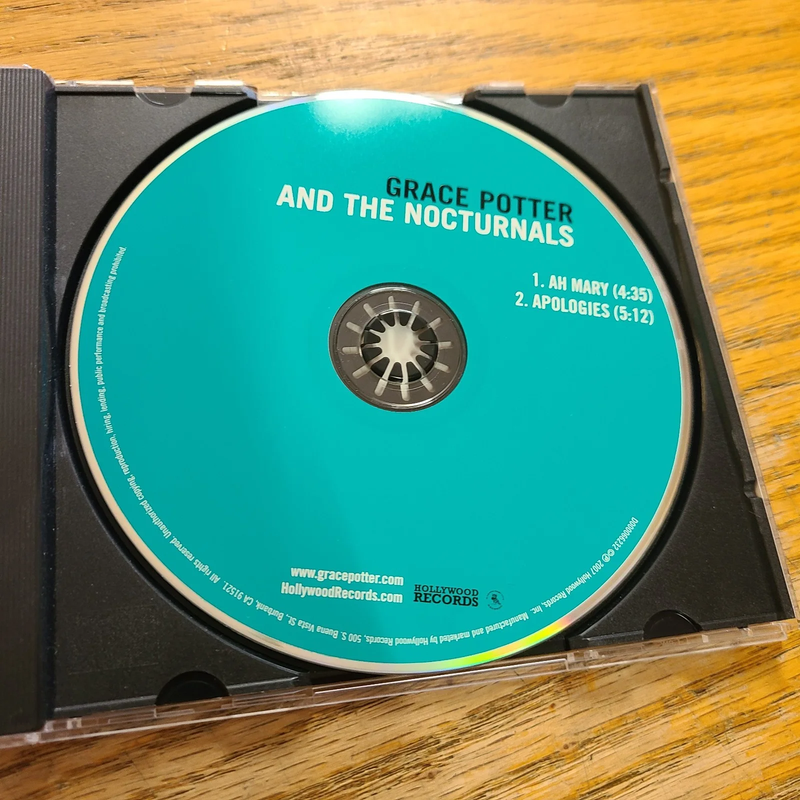 Grace Potter and the Nocturnals - Ah Mary / Apologies AUTOGRAPHED SIGNED CD, изображение 3
