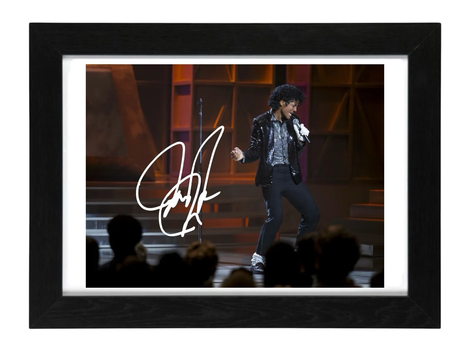 Jaafar Jackson Signed Autograph PHOTO Pre Print 6x4 Framed Michael Jackson Film, изображение 2
