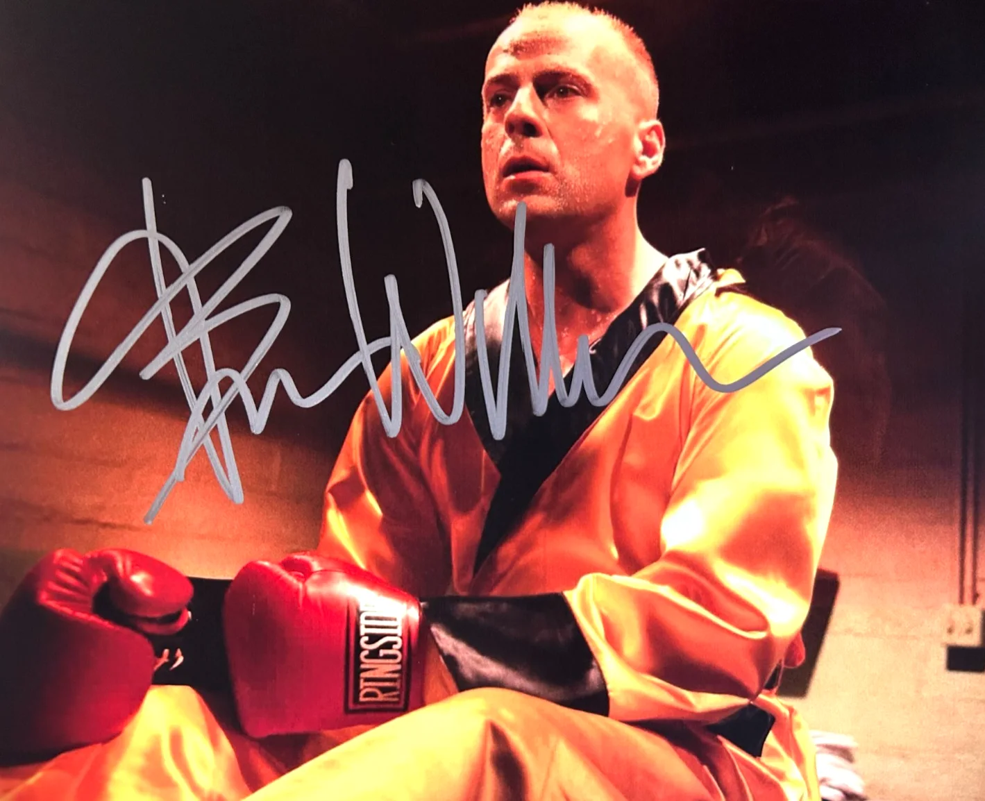 Bruce Willis — BRUCE WILLIS Signed PULP FICTION 8x10" Authentic Original Autograph w/COA, image 3