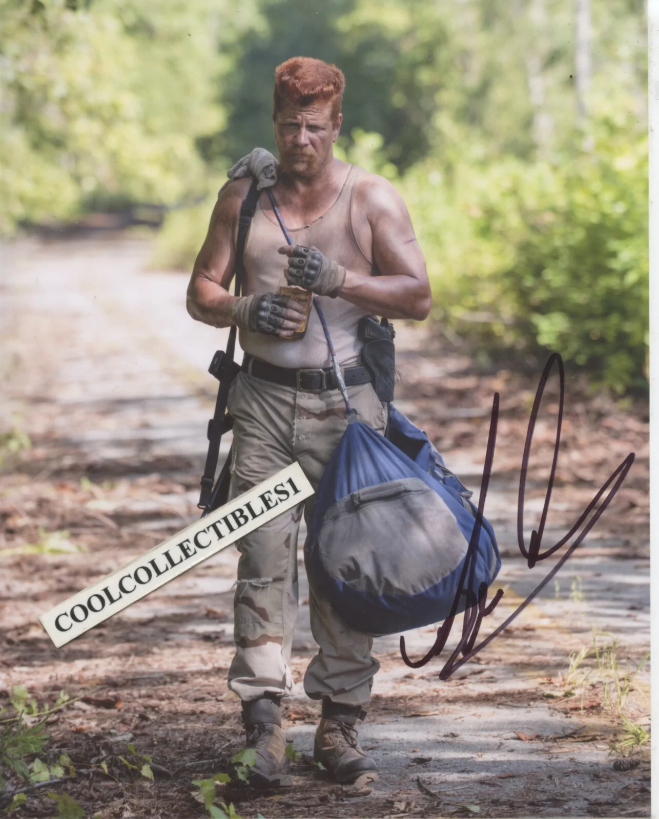 MICHAEL CUDLITZ — MICHAEL CUDLITZ "THE WALKING DEAD" IN PERSON SIGNED 8X10 PHOTO COA "EXACT PROOF"