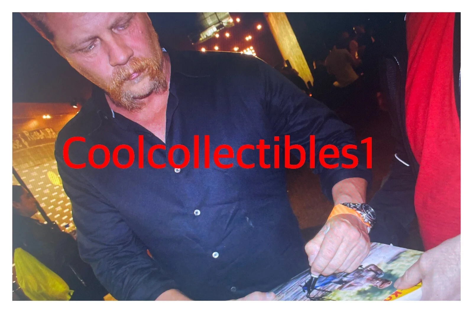MICHAEL CUDLITZ — MICHAEL CUDLITZ "THE WALKING DEAD" IN PERSON SIGNED 8X10 PHOTO COA "EXACT PROOF", изображение 2
