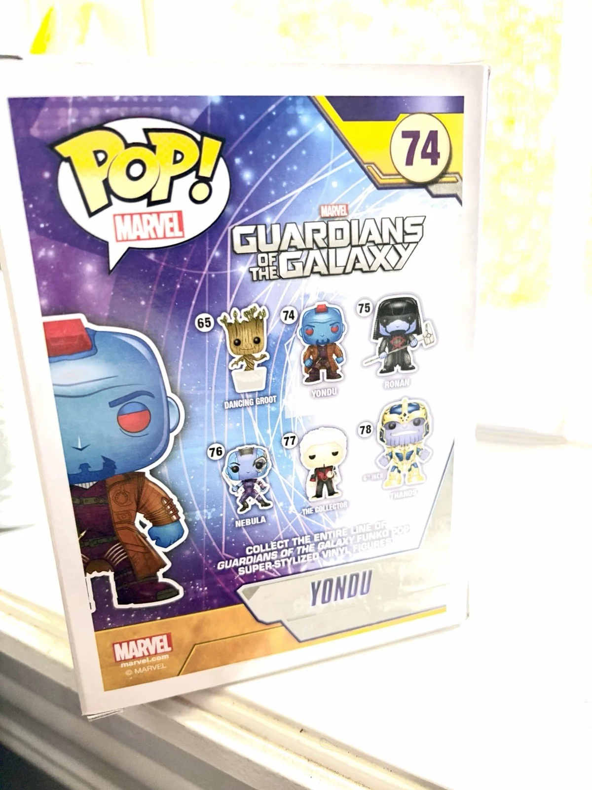 Funko Pop Guardians of the Galaxy Yondu Signed Collectible Figure #74, изображение 2