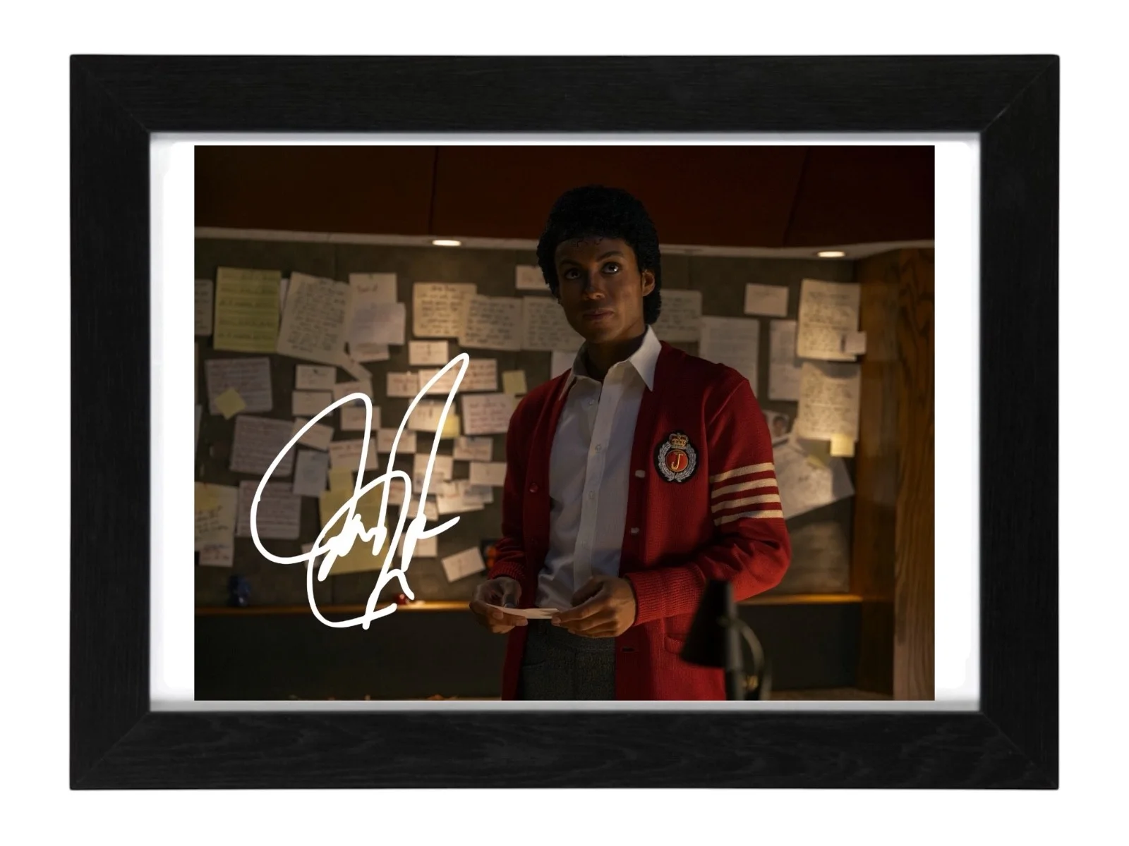Jaafar Jackson Signed Autograph PHOTO Pre Print 6x4 Framed Michael Jackson Film, image 3