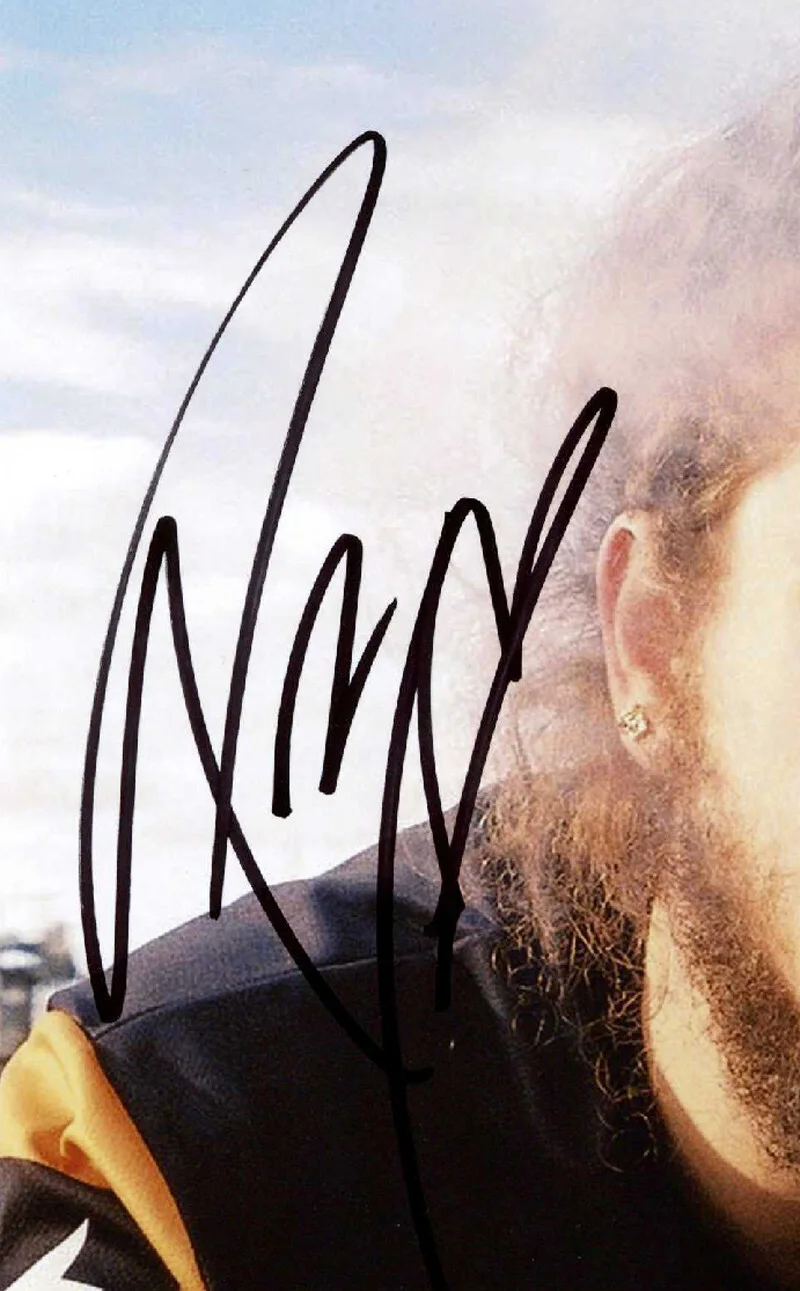 POST MALONE SIGNED AUTOGRAPHED 11x14 PHOTO SINGER SONGWRITER RAPPER BECKETT BAS, image 2
