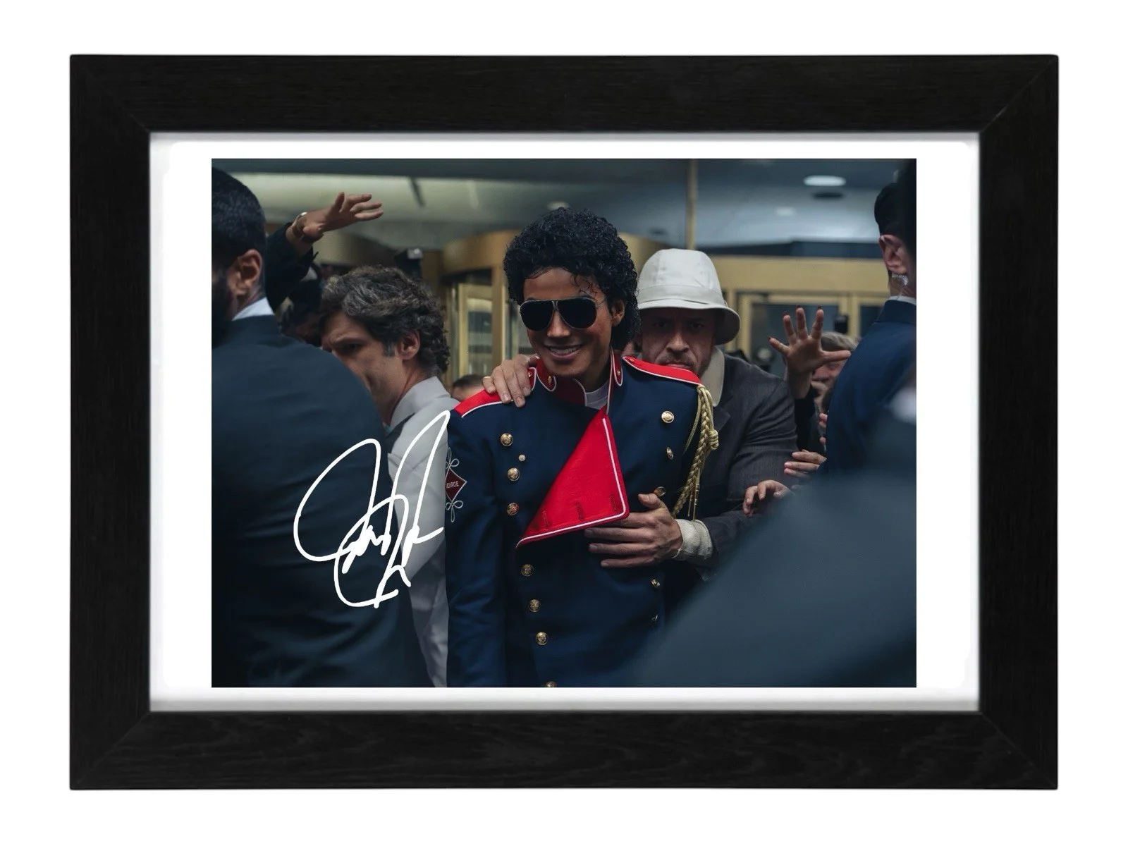 Jaafar Jackson Signed Autograph PHOTO Pre Print 6x4 Framed Michael Jackson Film, image 2
