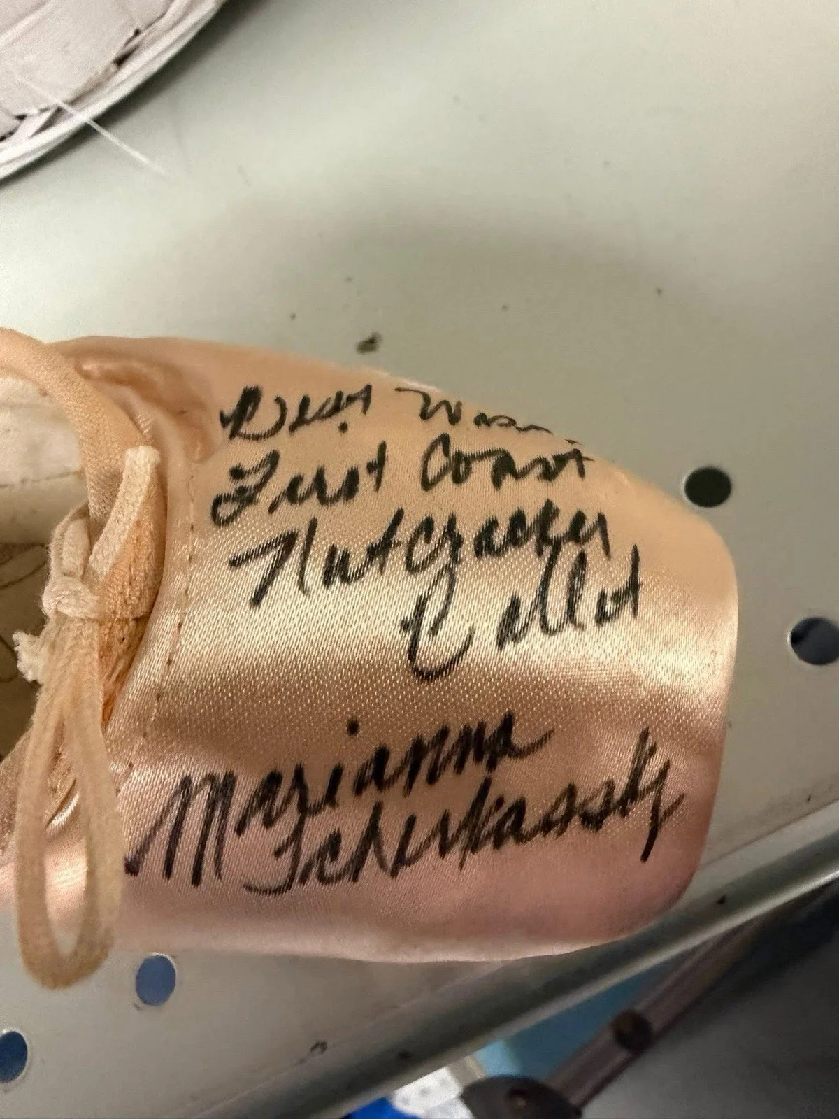 Marianna Tcherkassky Signed Pointe shoe!, image 2