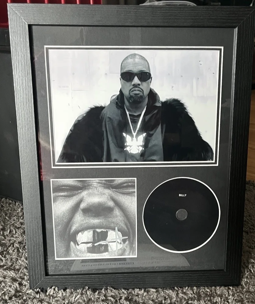Kanye West — Kanye West Autographed Signed 11x14 Custom Framed CD Photo Bully Ye Yeezy ACOA