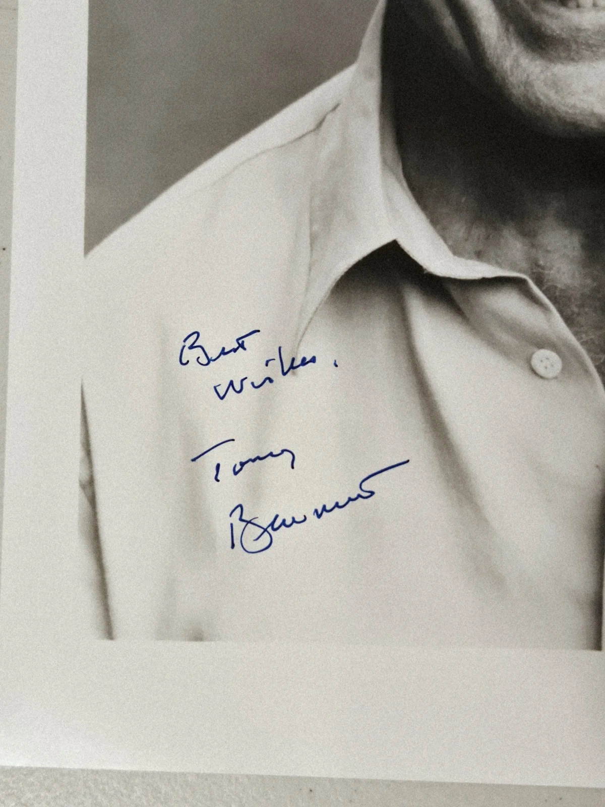 Autographed TONY BENNETT "8 x 10" Promo Photograph - Legendary American Singer, изображение 2