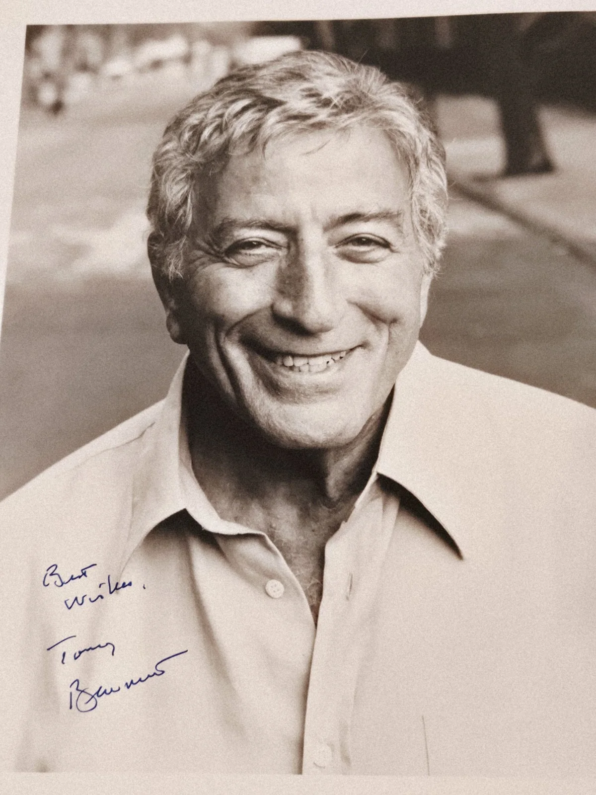 Autographed TONY BENNETT "8 x 10" Promo Photograph - Legendary American Singer, изображение 3