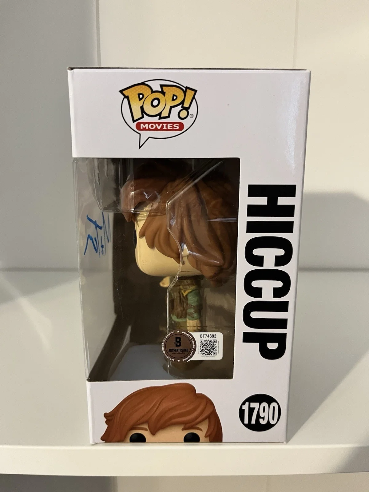 Mason Thames — Mason Thames Signed Hiccup Funko Pop How To Train Your Dragon Autograph BAS COA, изображение 2