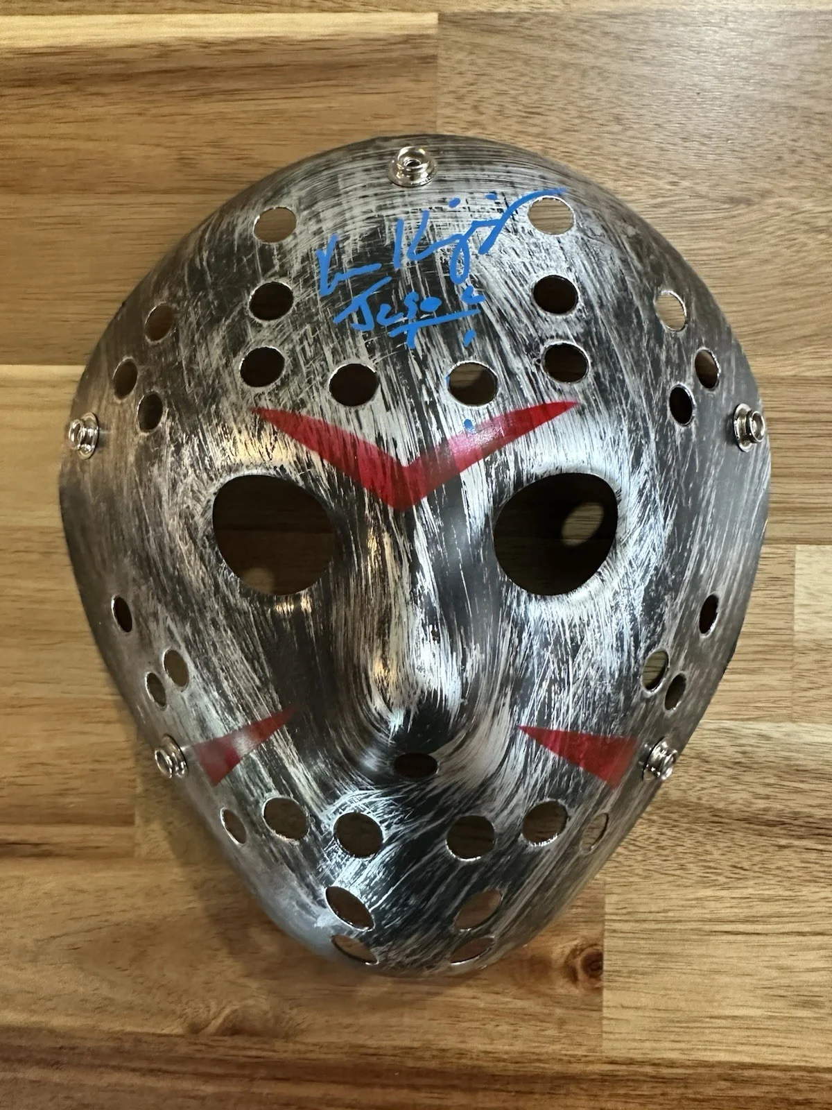 Ken Kirzinger — Ken Kirzinger Freddy Vs Jason Vorhees Signed Mask Autograph COA RARE, изображение 2