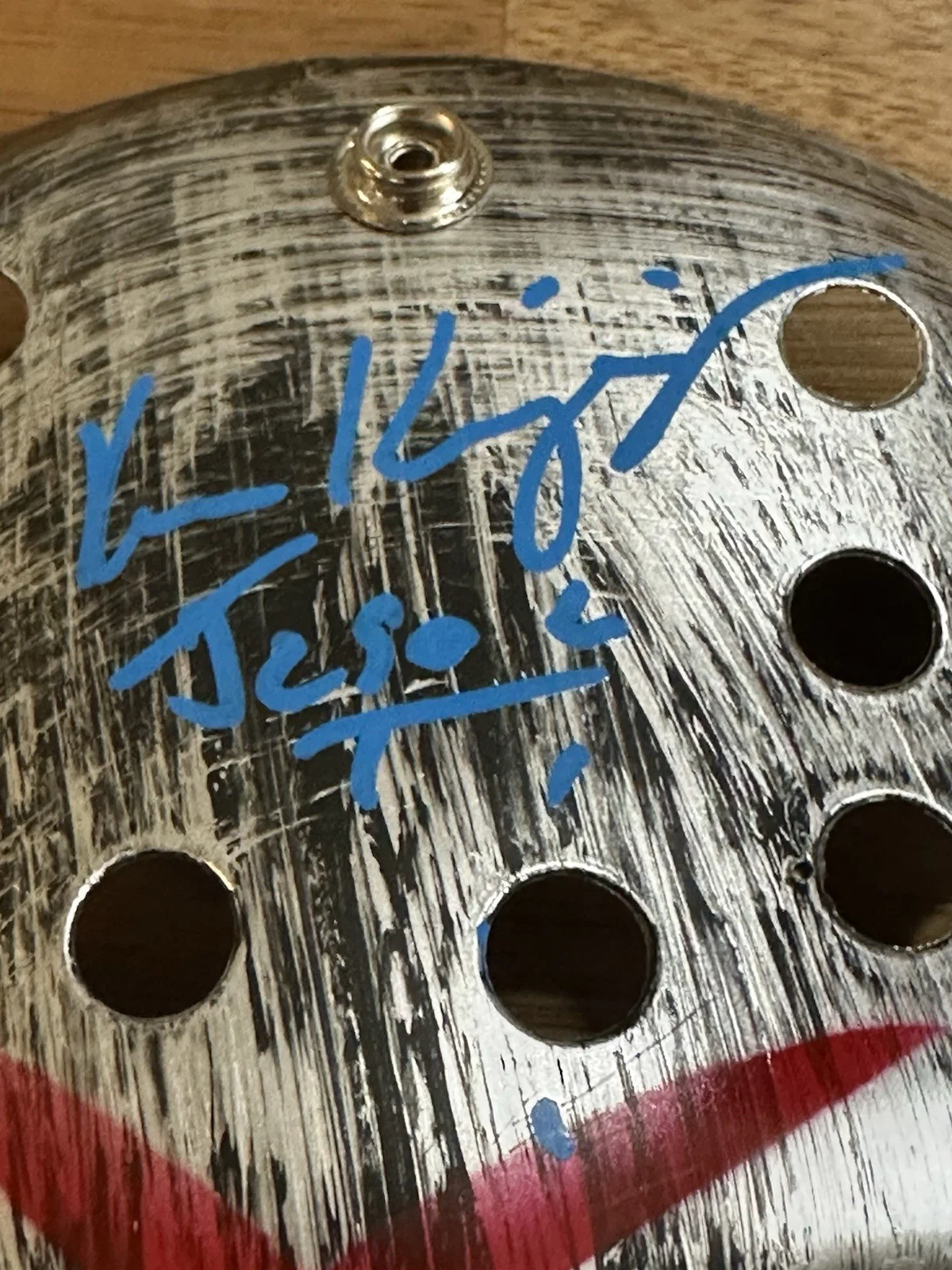 Ken Kirzinger — Ken Kirzinger Freddy Vs Jason Vorhees Signed Mask Autograph COA RARE, изображение 3