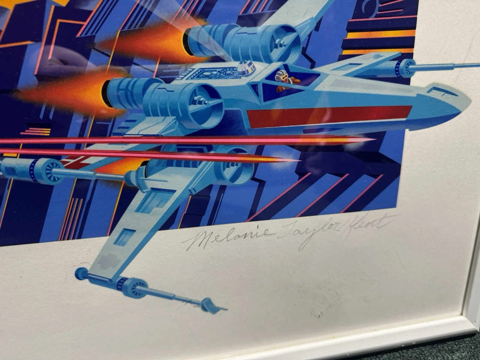 Melanie Taylor Kent — Star Wars Artist Proof Framed Print | Signed Melanie Taylor Kent Limited Artwork, изображение 4