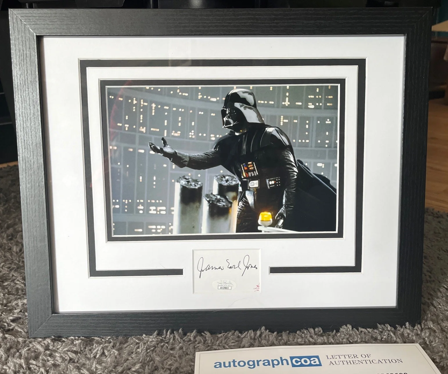 James Earl Jones — Star Wars Darth Vader James Earl Jones Autograph Signed 11x14 Framed Photo ACOA, image 4