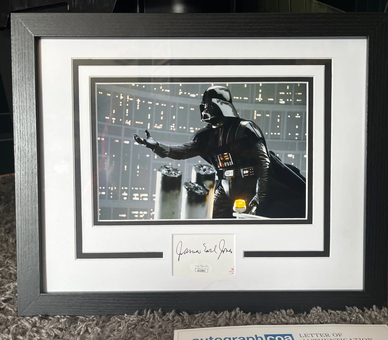 James Earl Jones — Star Wars Darth Vader James Earl Jones Autograph Signed 11x14 Framed Photo ACOA, image 5
