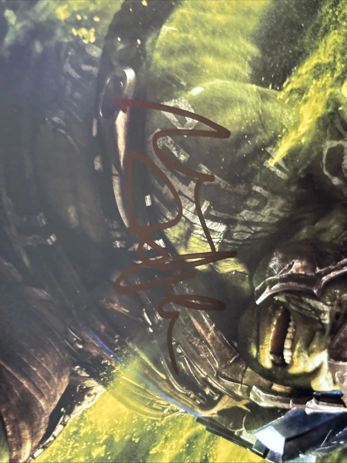 Marl Ruffalo — Mark Ruffalo Hulk Signed Thor: Ragnarok Marvel 11x14 Photo PSA Authentic LOA, изображение 3
