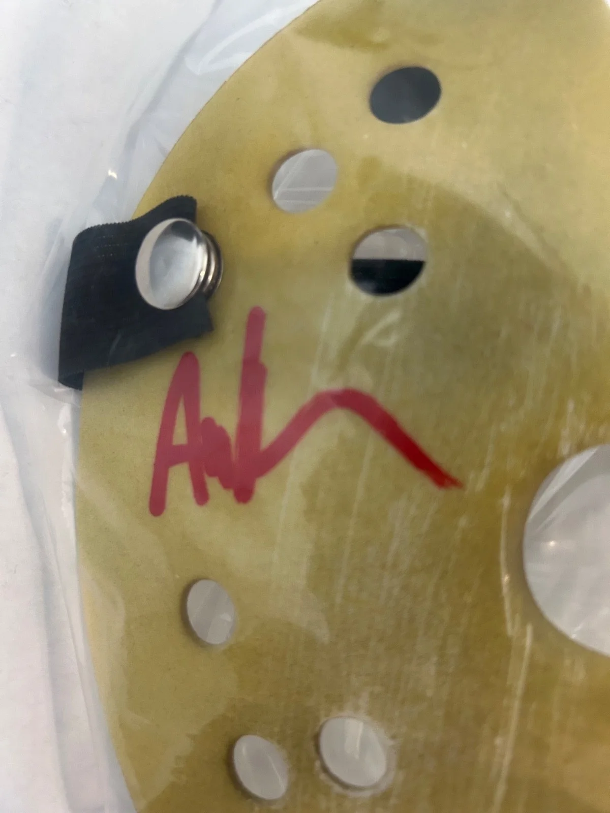 Ari Lehman Signed Mask Friday the 13th "I Never Die" with COA Sticker, изображение 2