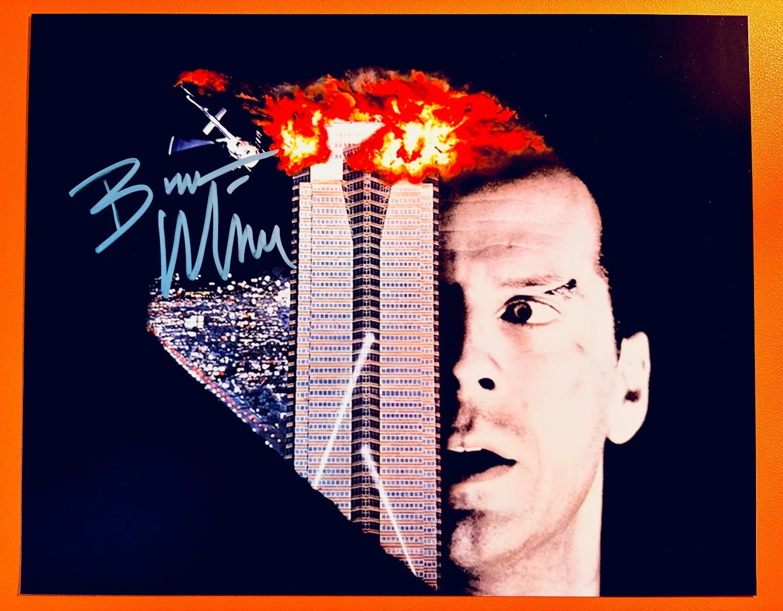 Bruce Willis — Bruce Willis Signed•Autographed Stunning•1988•*DIE HARD* 8x10 Color Photo w/ COA, image 2