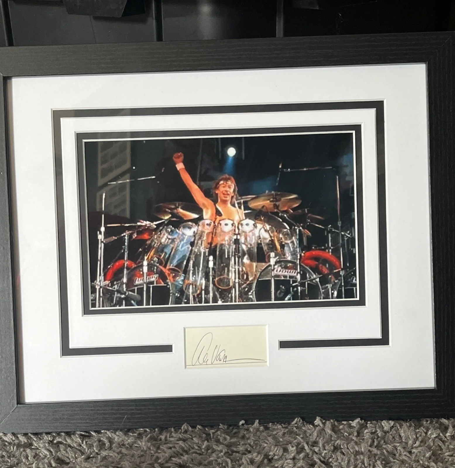 Alex Van Halen — Alex Van Halen Autographed Signed 11x14 Framed Photo DISPLAY RARE ACOA MATTED, изображение 5