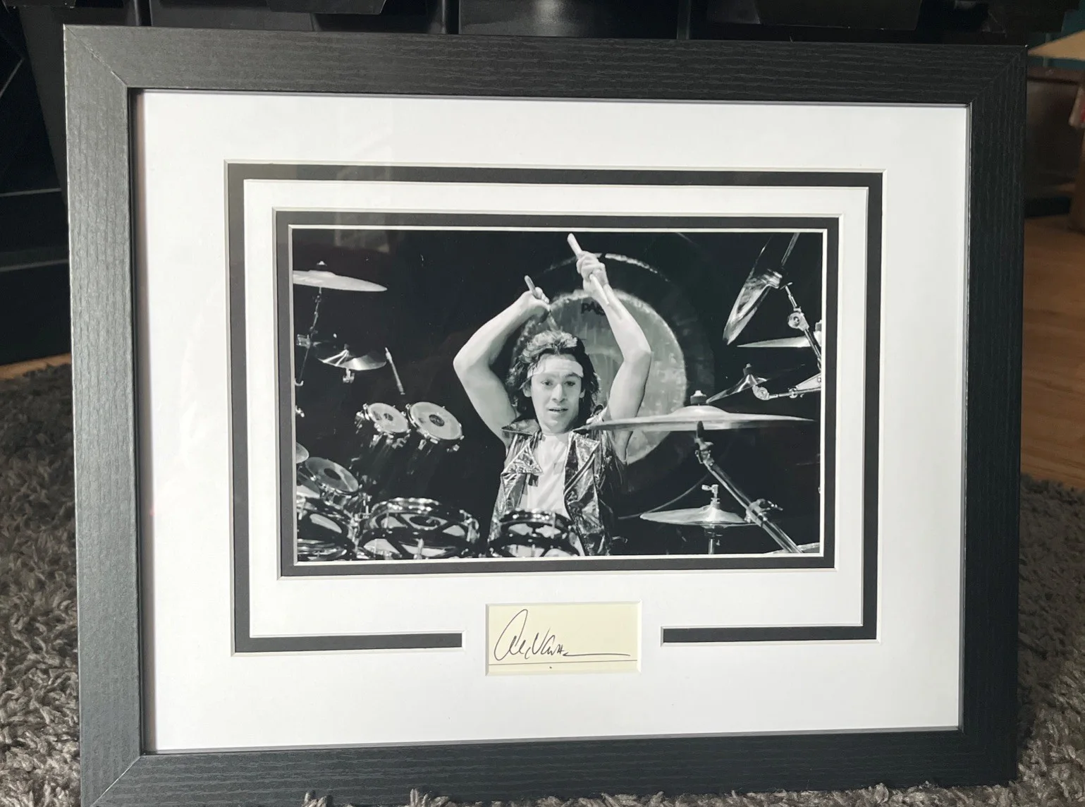 Alex Van Halen — Alex Van Halen Autographed Signed 11x14 Framed Photo DISPLAY RARE ACOA MATTED