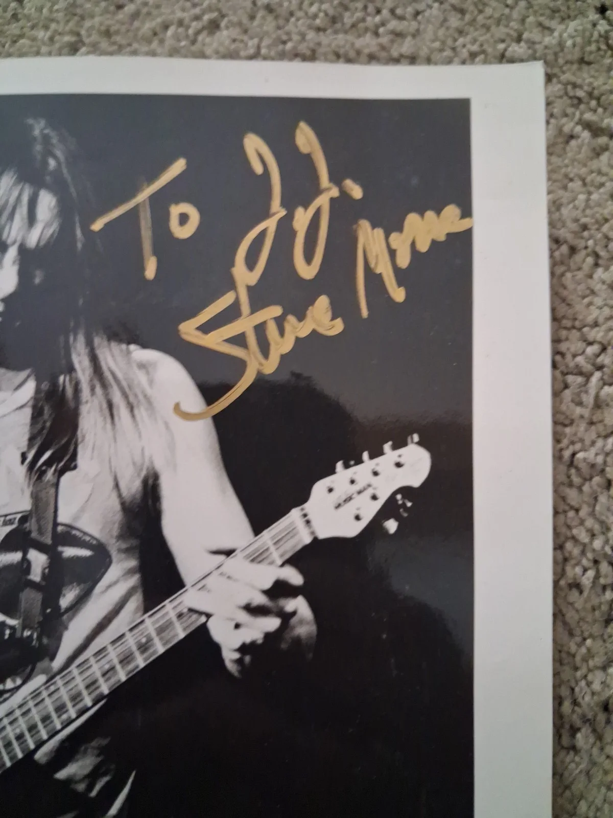 STEVE MORSE - hand-signed 8x10 promo Photo, image 5