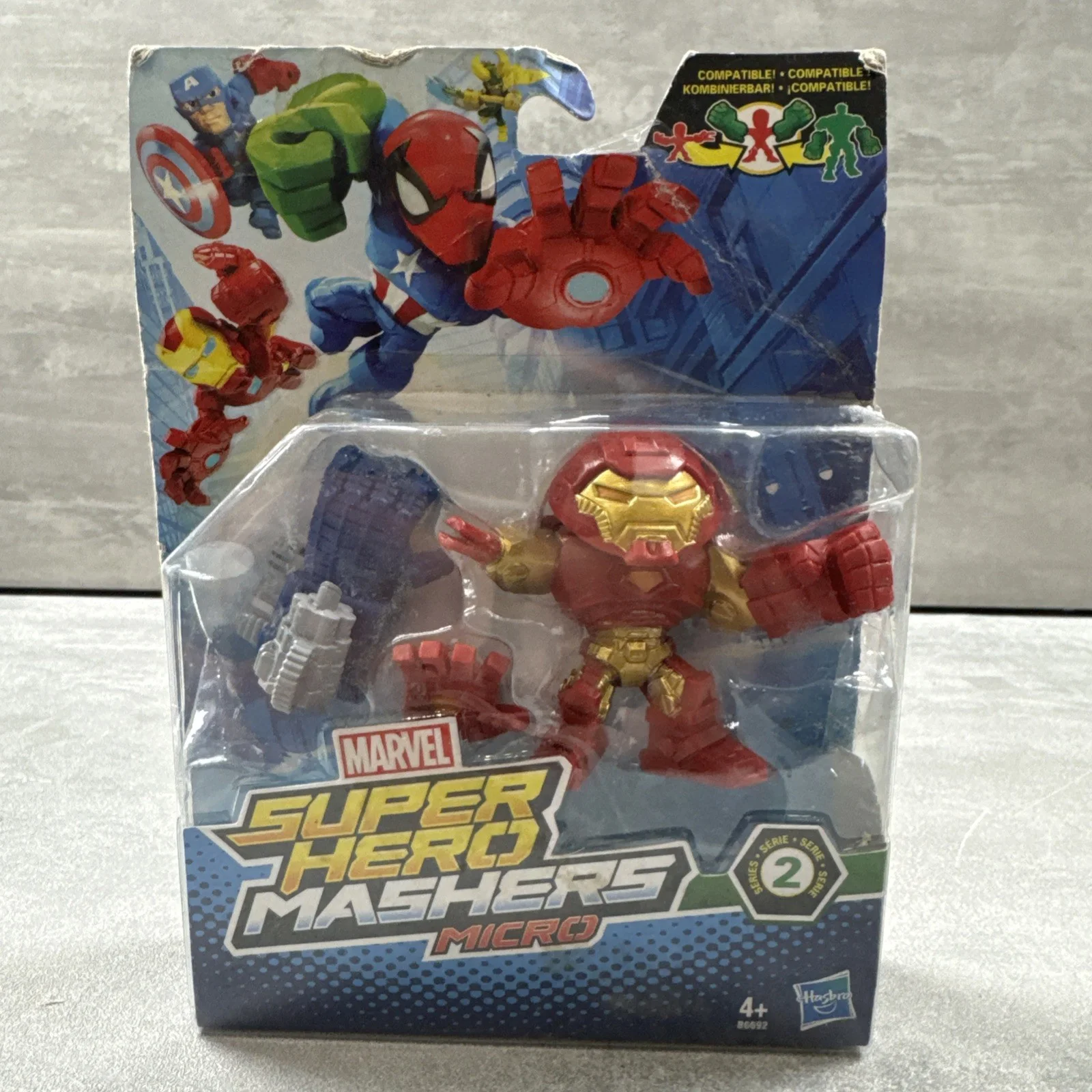 Hasbro Marvel Super Hero Mashers Micro Series 2 Marvel Hulk Buster *NEW*, image 3