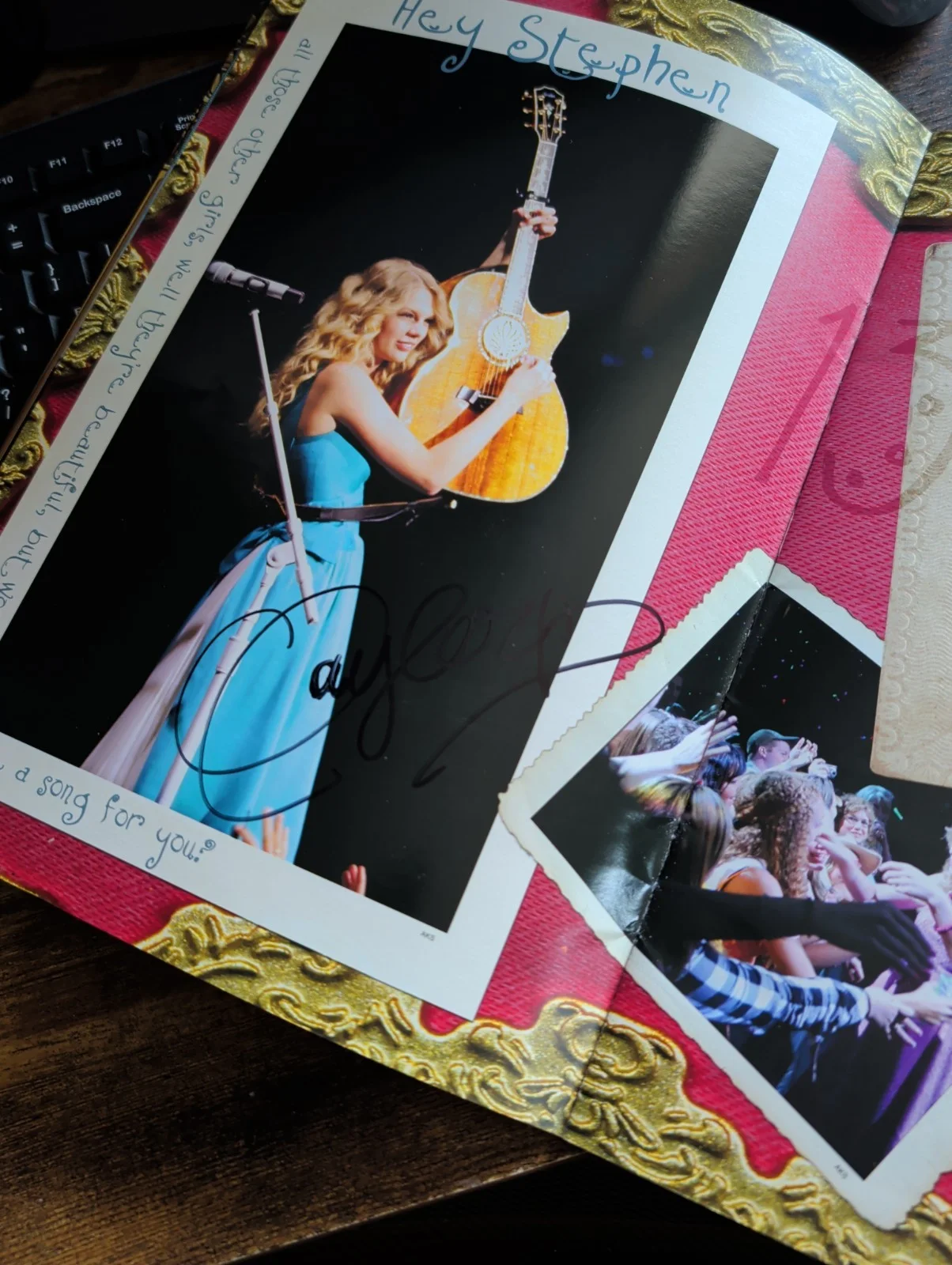 Signed Taylor Swift Fearless Tour 2009/2010, image 3