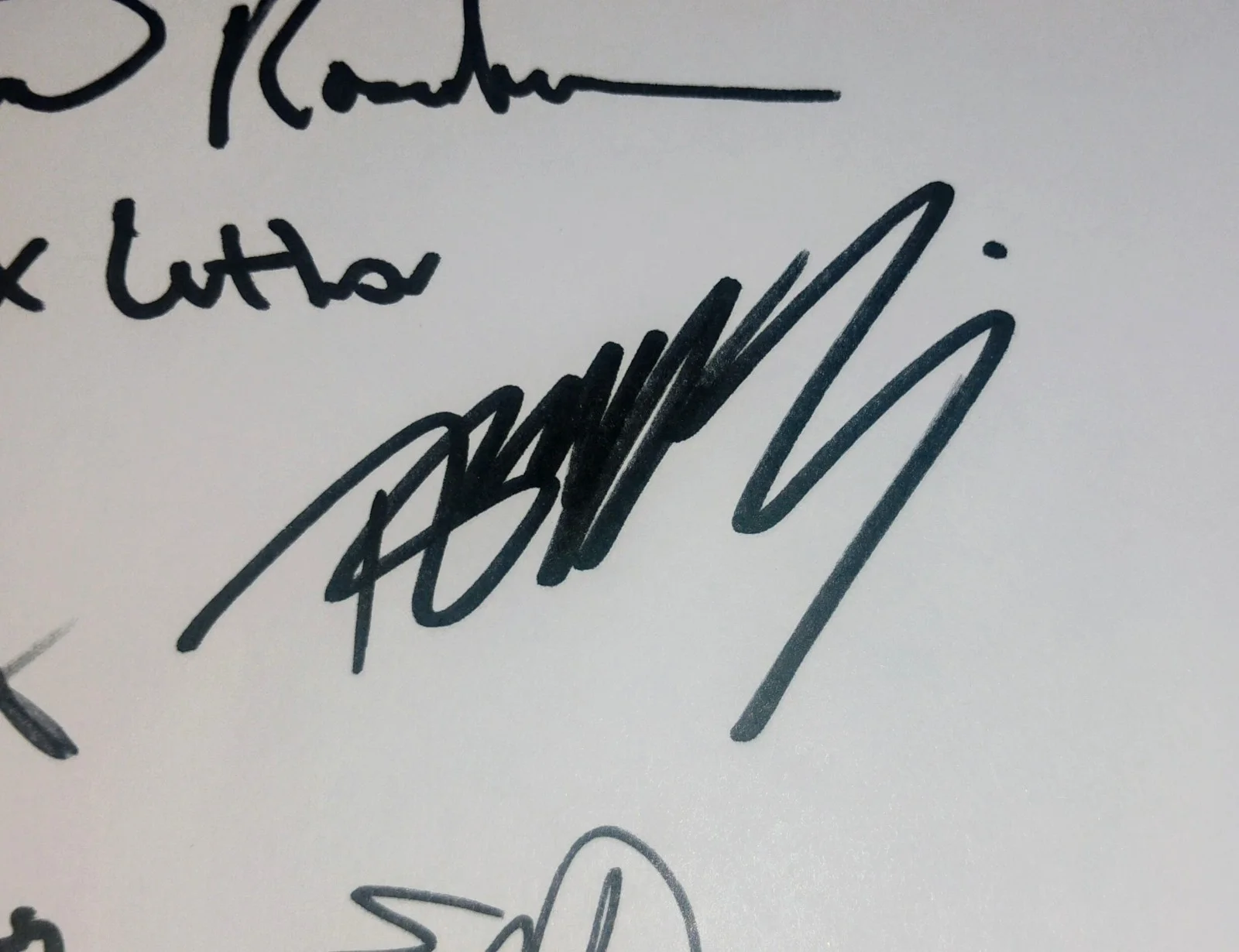 Smallville 4x Signed Script Opix COA Tom Welling, Michael Rosenbaum NO US TARIFF, image 4