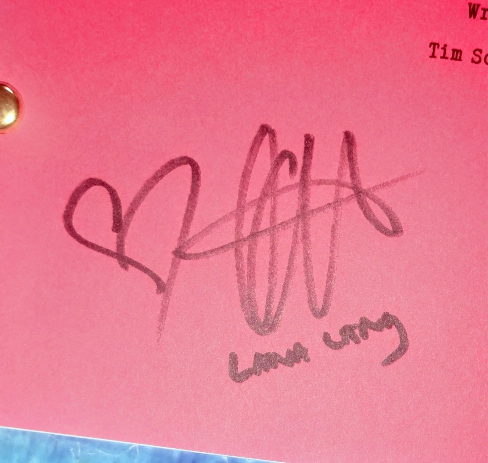 Smallville 4x Signed Script Opix COA Kristin Kreuk Erica Durance NO US TARIFFS, изображение 3
